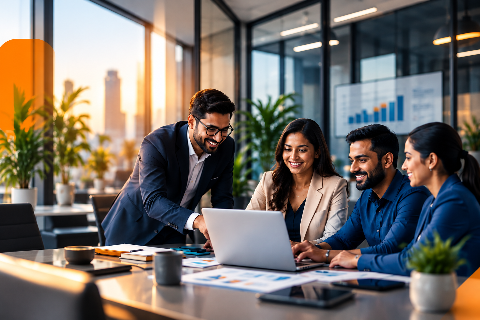 Modern technology and professional workspace